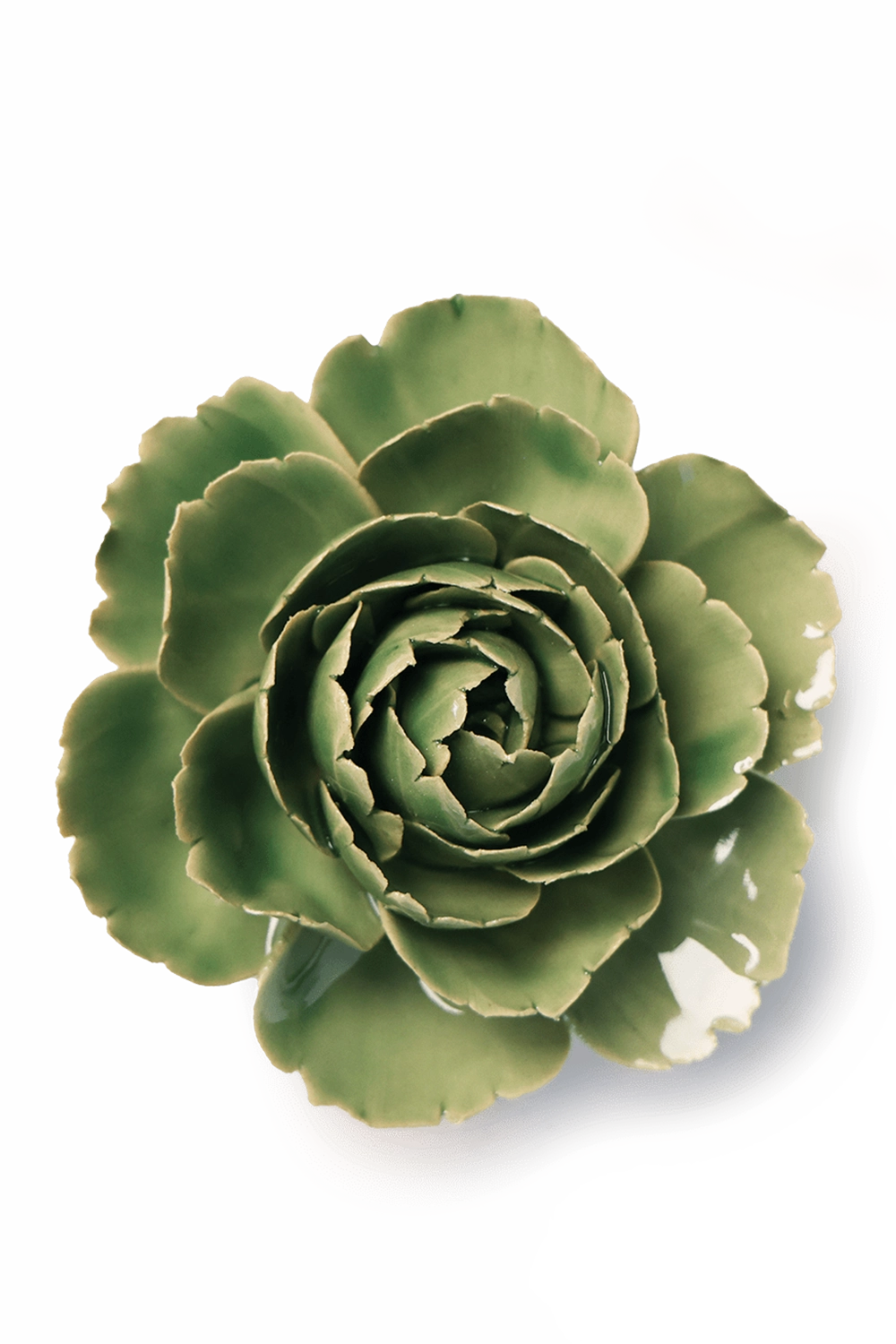 Jade Green - English Rose - handmade by Chive Studio Toronto