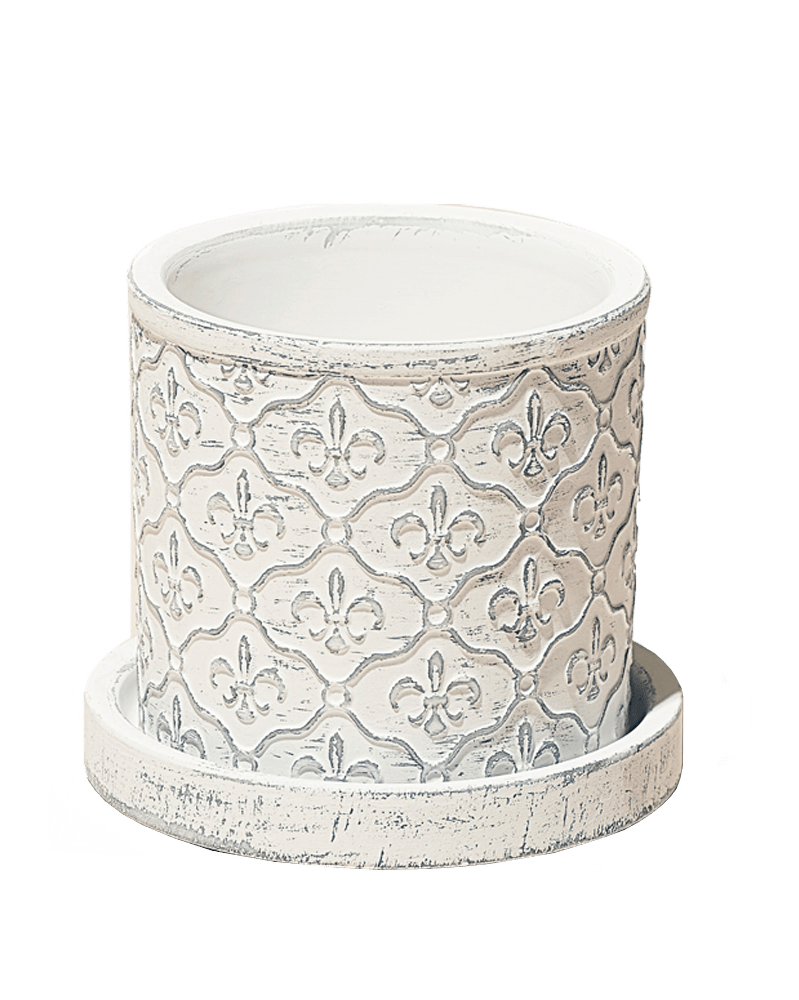 Balter Ceramic Pot And Saucer Set - Chive UK