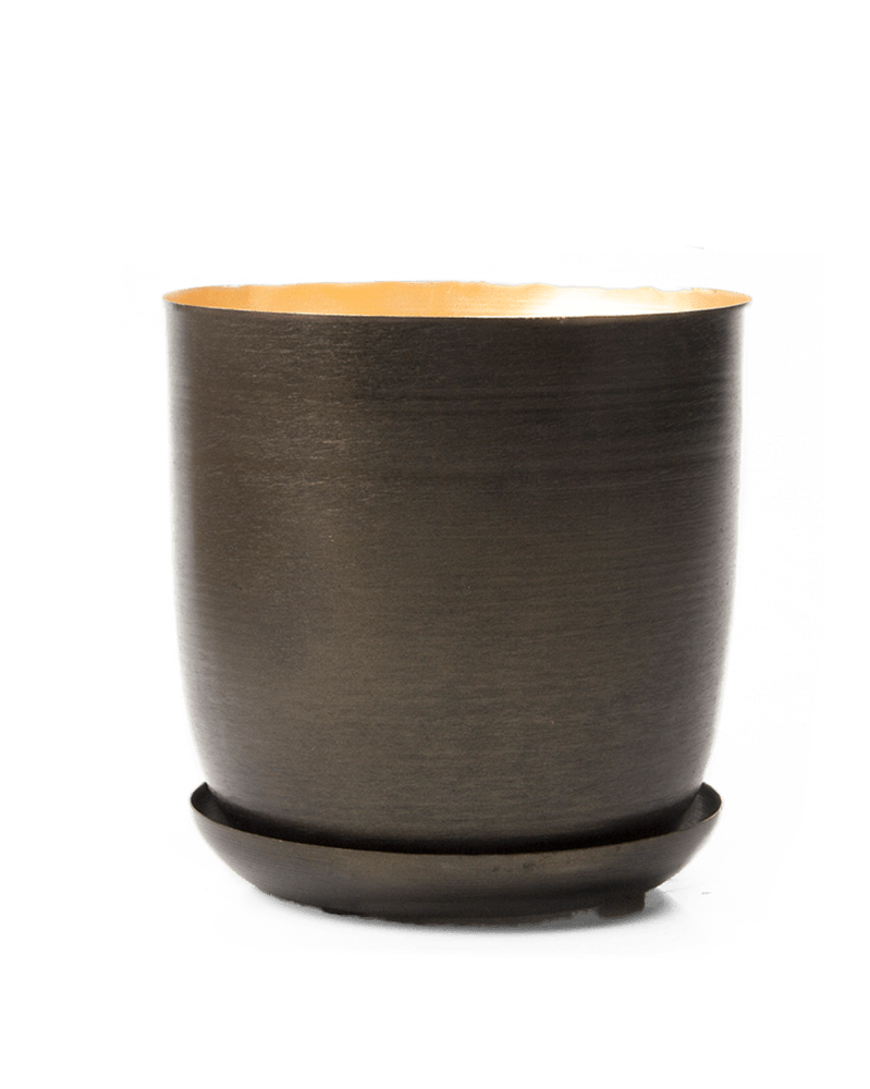 Joe Metal Pot With Drainage Hole - Chive UK