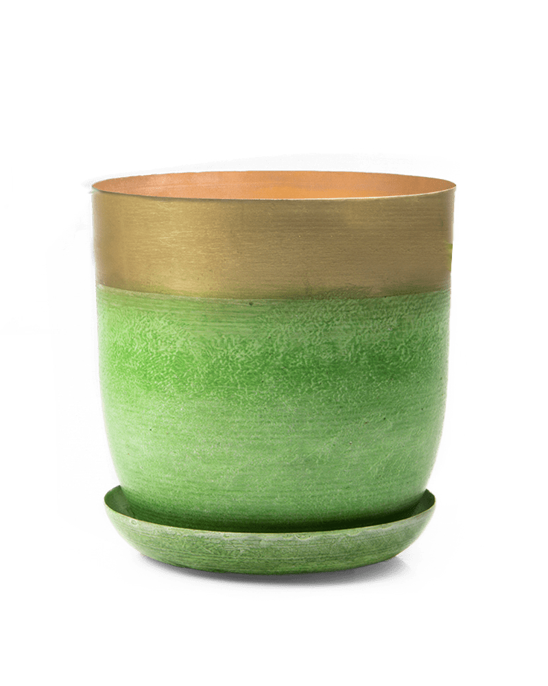 Joe Metal Pot With Drainage Hole - Chive UK