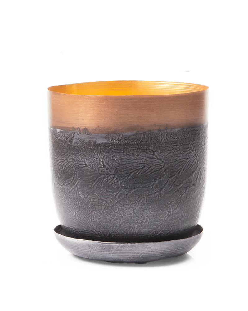 Joe Metal Pot With Drainage Hole - Chive UK