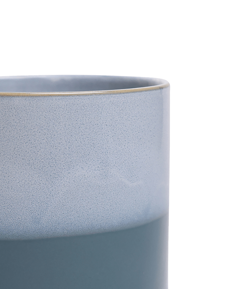 Minute Ceramic Pot And Saucer Set With Drainage - Chive UK
