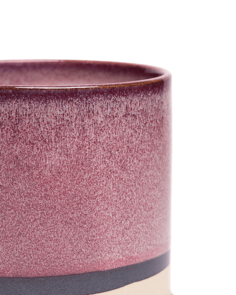 Minute Ceramic Pot And Saucer Set With Drainage - Chive UK