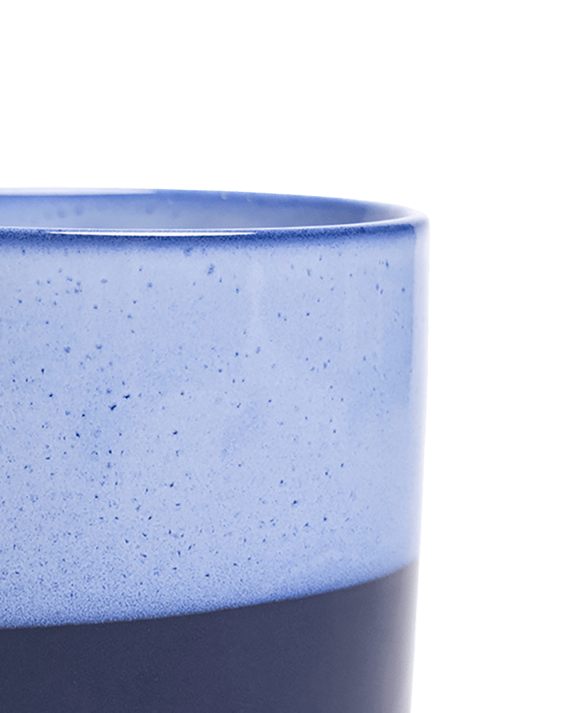 Minute Ceramic Pot And Saucer Set With Drainage - Chive UK