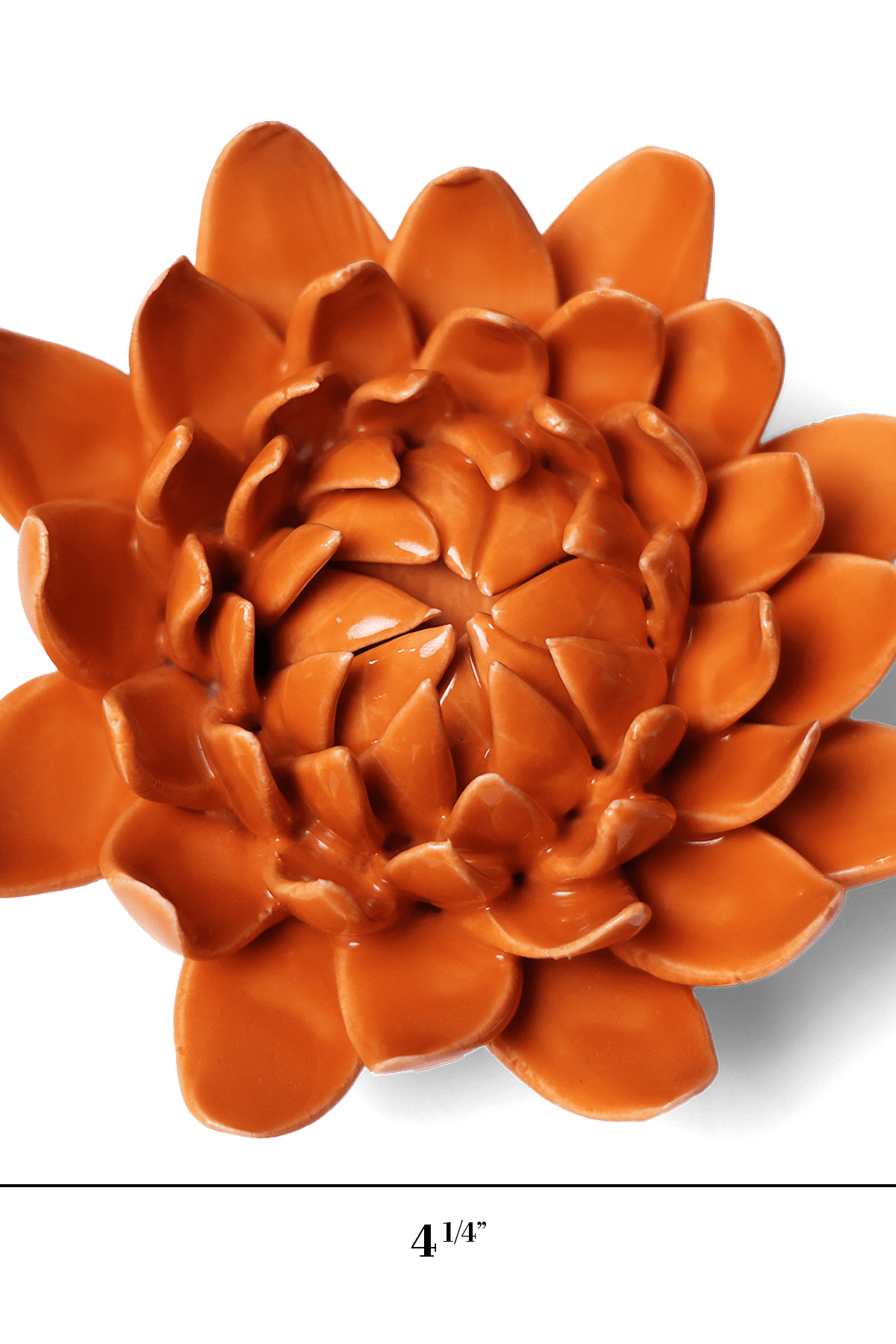 Ceramic Flower Dahlia Orange 11 - Chive UK