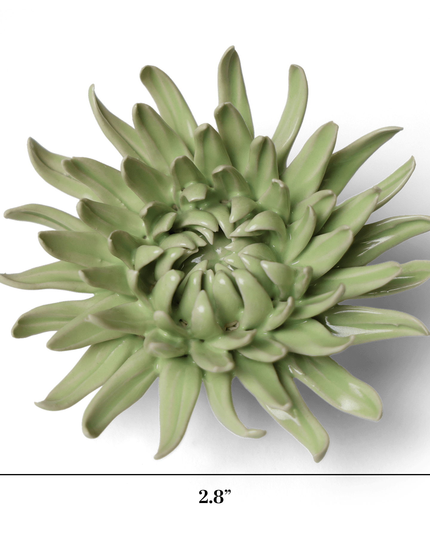 Ceramic Flower - Flower Green 12 - Chive UK