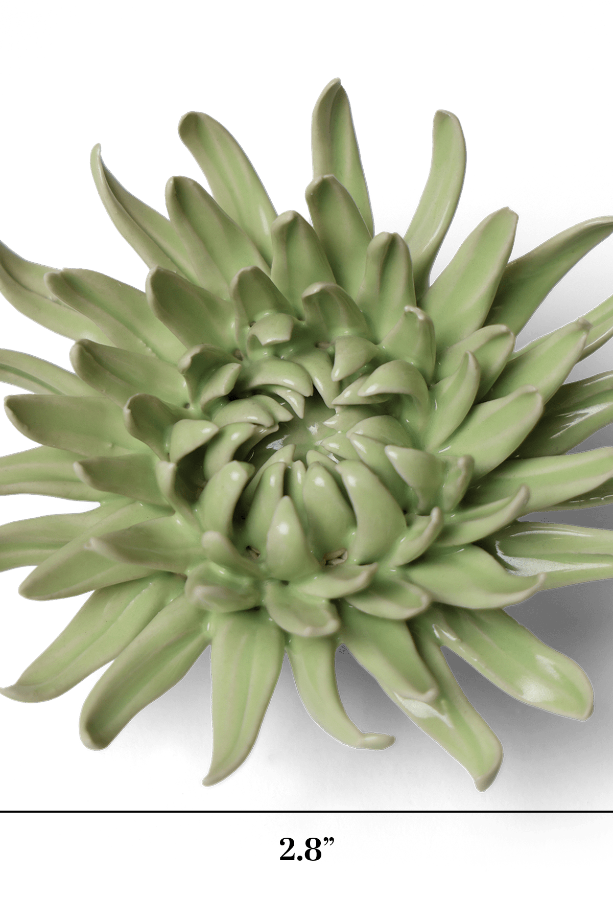 Ceramic Flower - Flower Green 12 - Chive UK