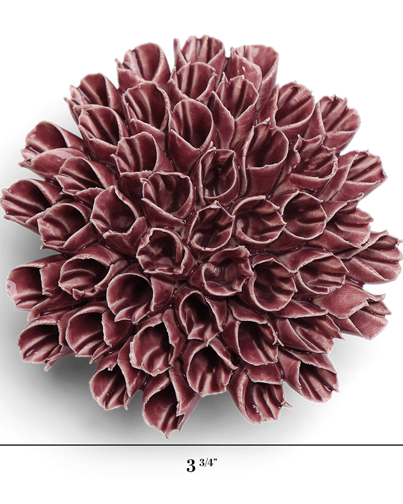 Ceramic Flower - Flower Purple 12 - Chive UK