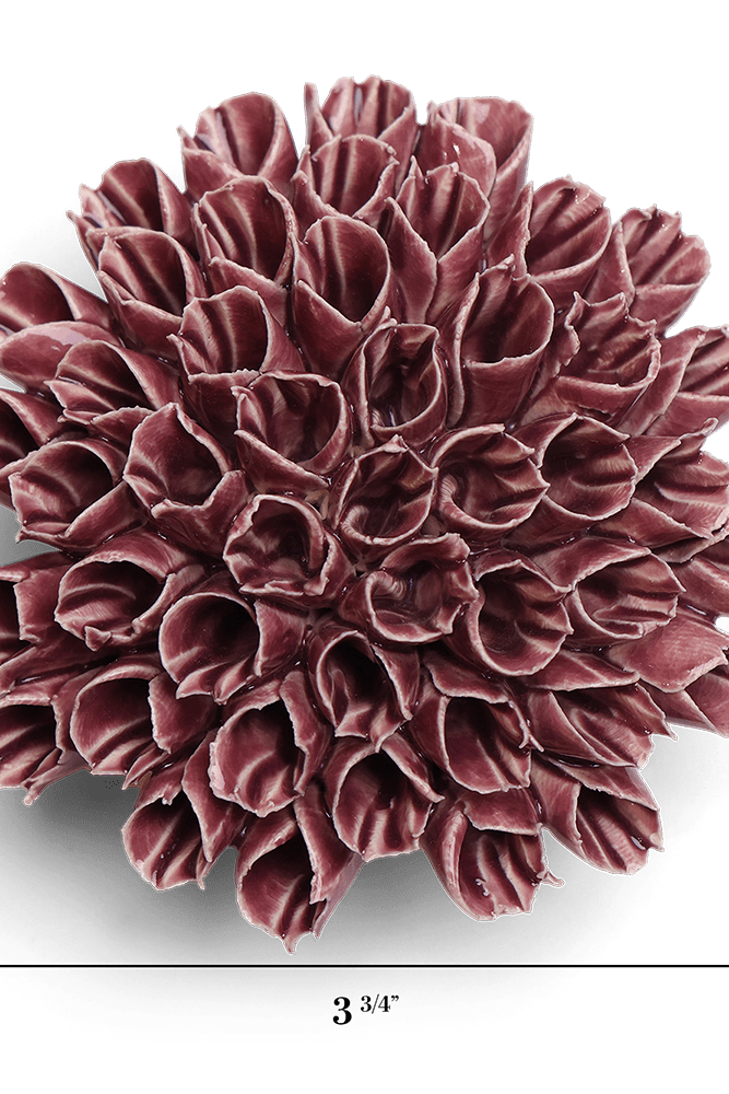 Ceramic Flower - Flower Purple 12 - Chive UK