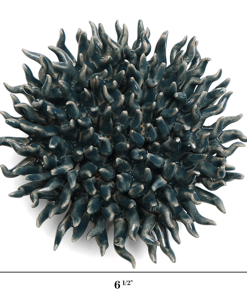 Ceramic Flower Mondo Teal 12 - Chive UK