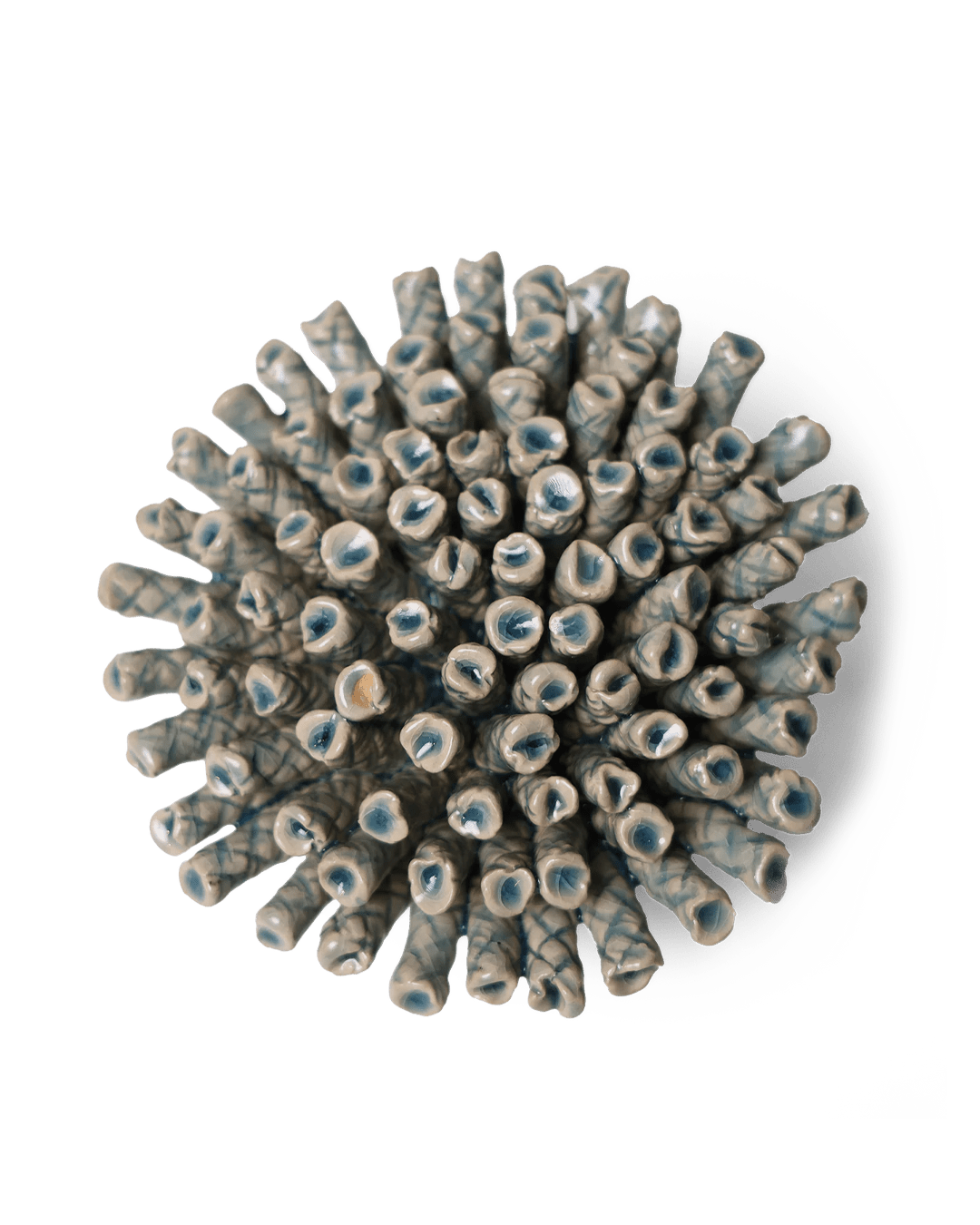 Ceramic Flower Large Blue 12 - Chive UK