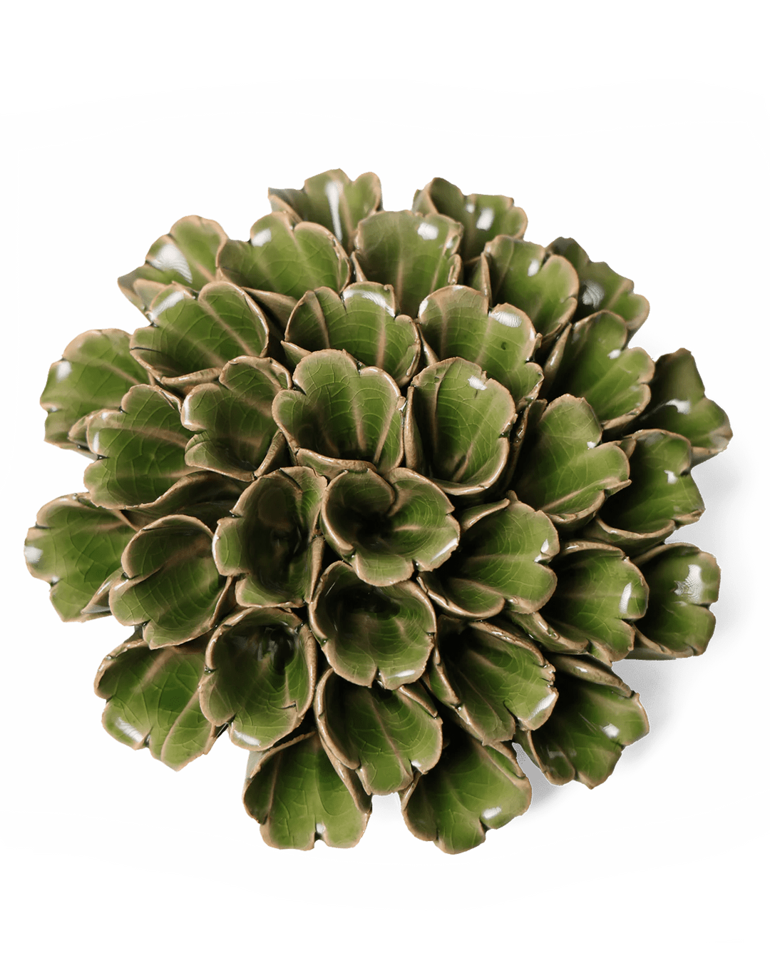 Ceramic Flower Polyp Green Large - Chive UK