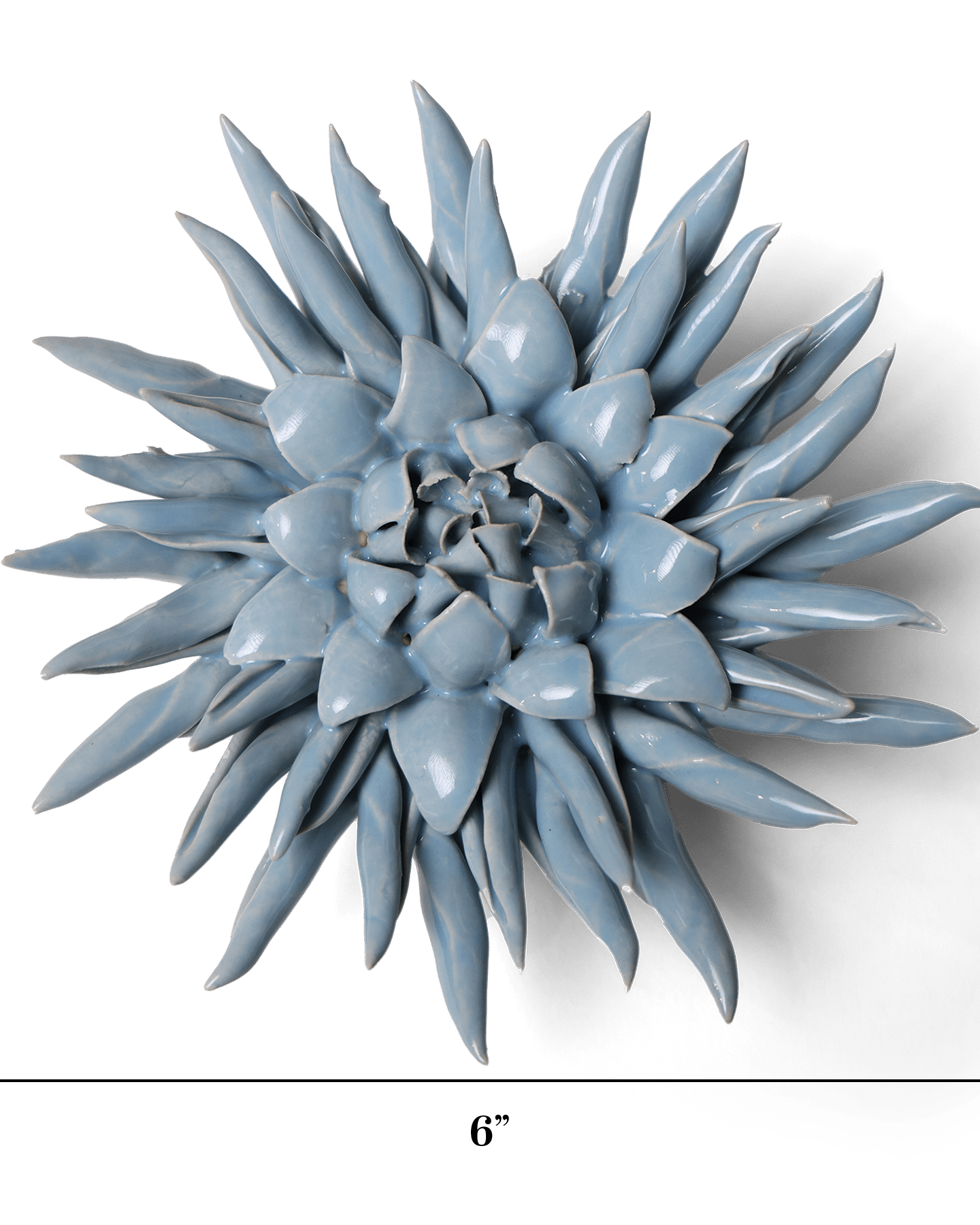 Ceramic Flower - Flower Blue 6 - Chive UK