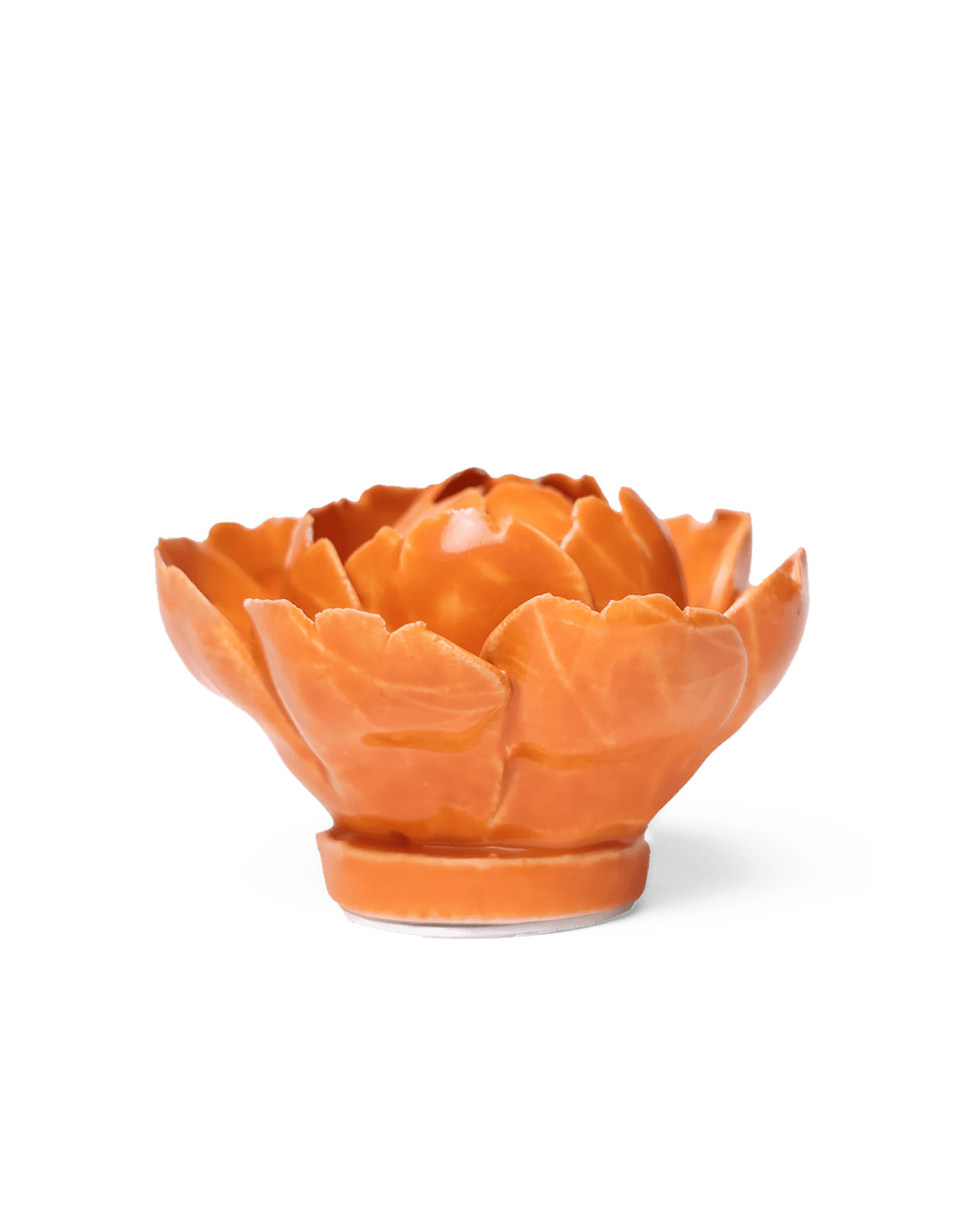 Ceramic Flower Peony Orange 7 - Chive UK