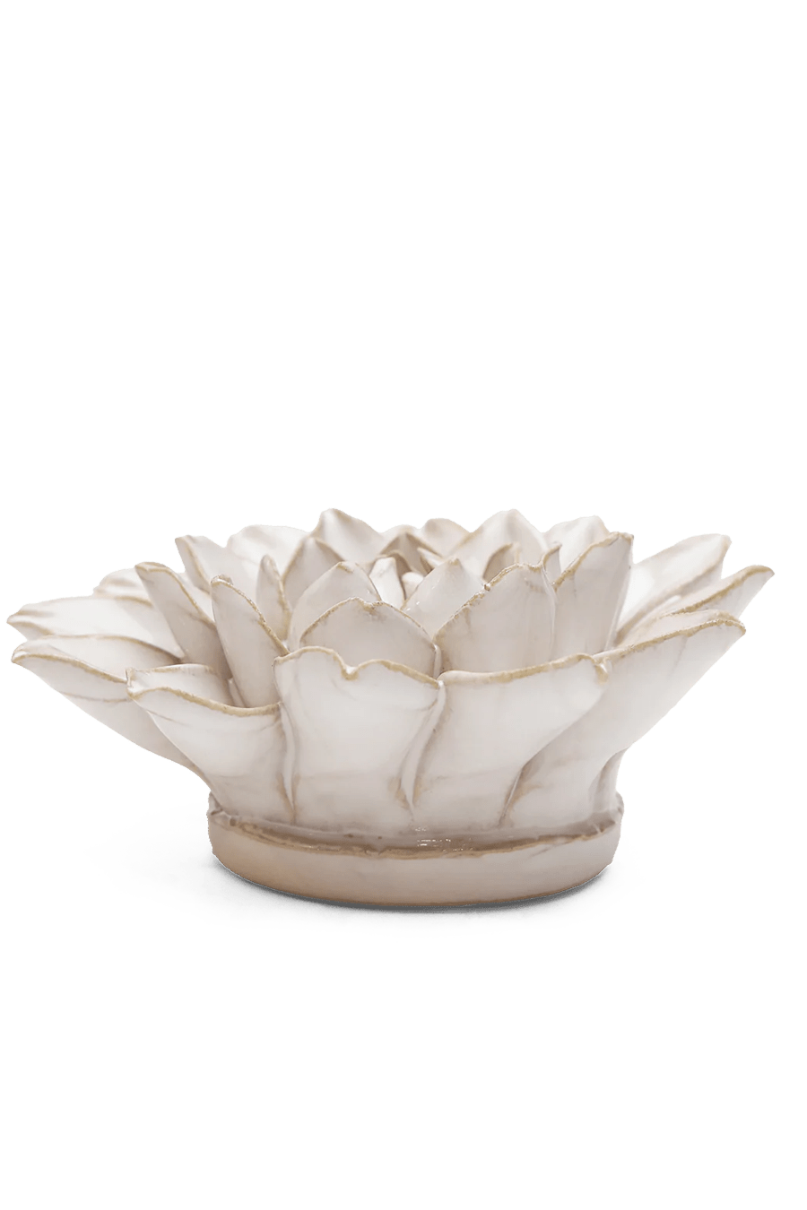 Coastal Ceramic Flower Ivory Dahlia - Chive UK