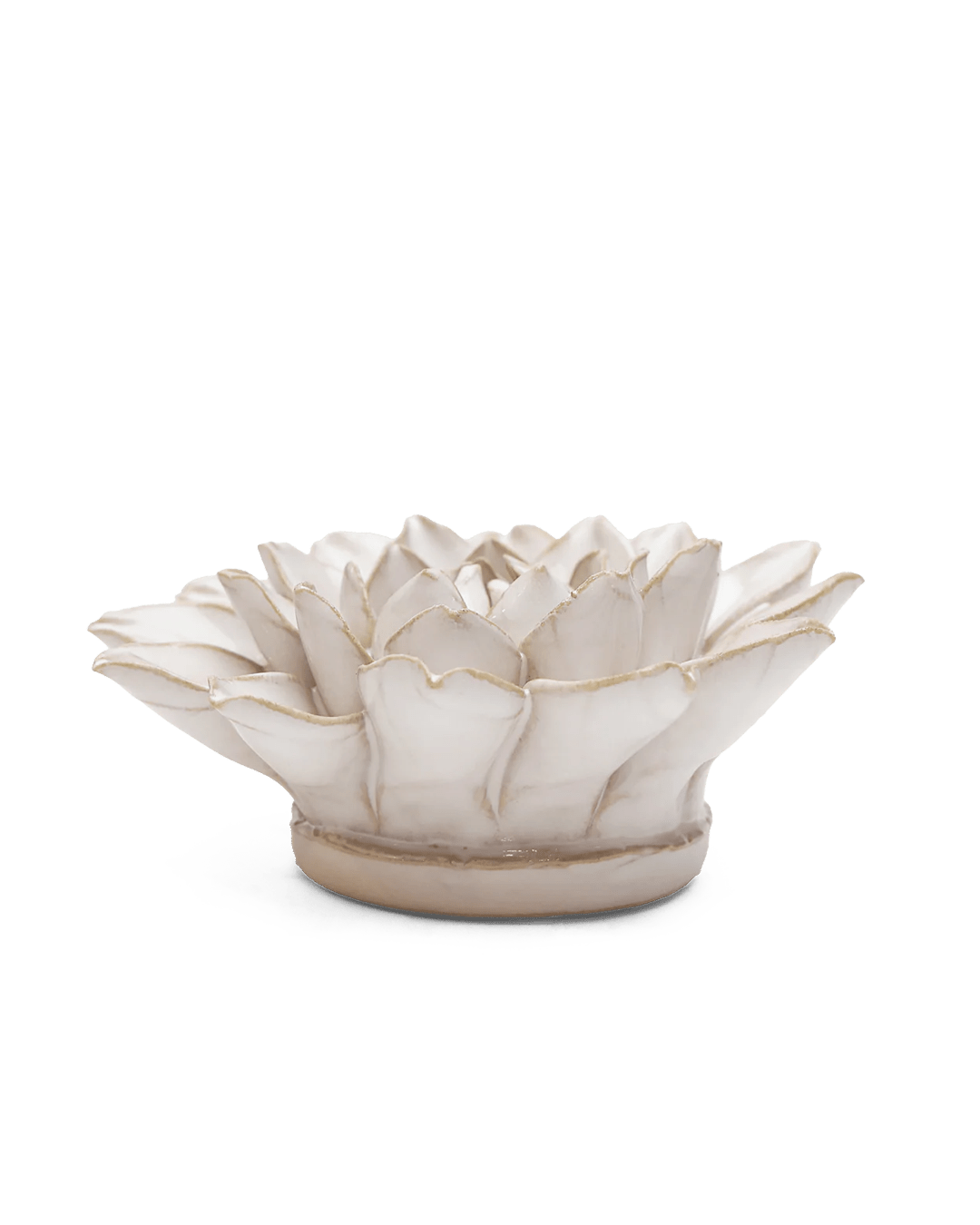 Coastal Ceramic Flower Ivory Dahlia - Chive UK