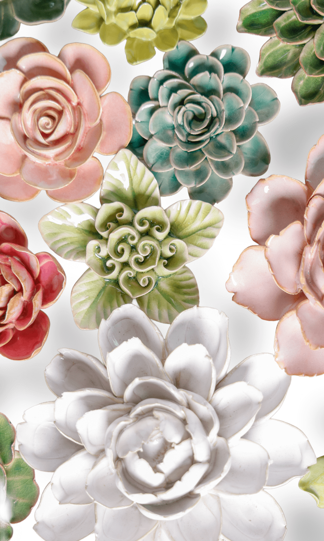 Bristol - Ceramic Flower Curated Set - Chive UK