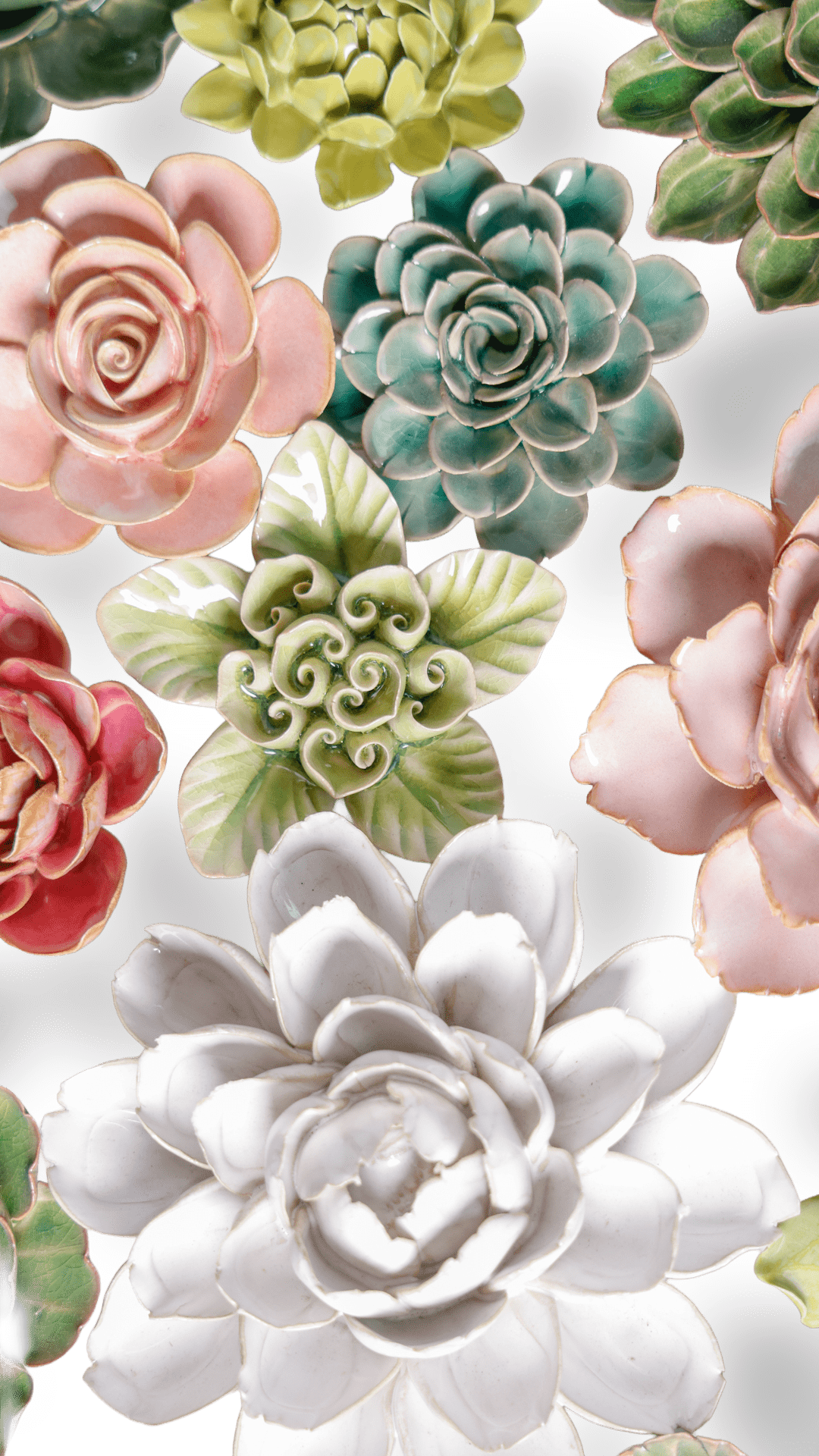 Bristol - Ceramic Flower Curated Set - Chive UK