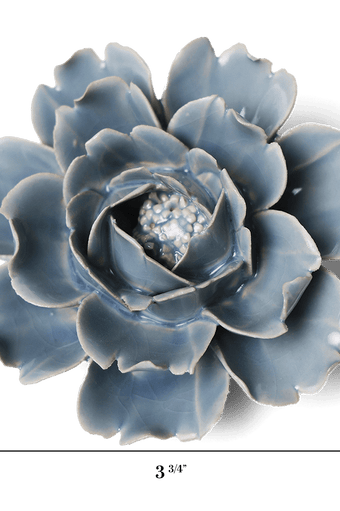 English Garden Ceramic Flower Blue Rose - Chive UK