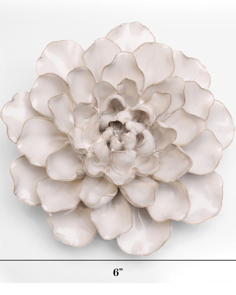 English Garden Ceramic Flower White Water Lily - Chive UK