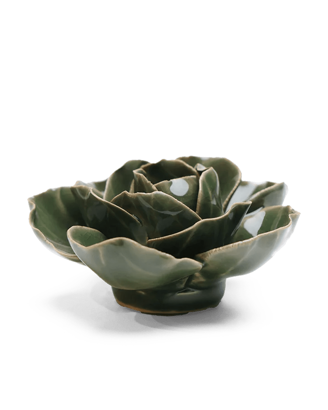 English Garden Ceramic Flower Green Ranunculus - Chive UK