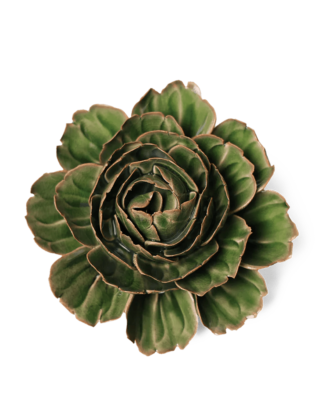 English Garden Ceramic Flower Green Cabbage Flower - Chive UK