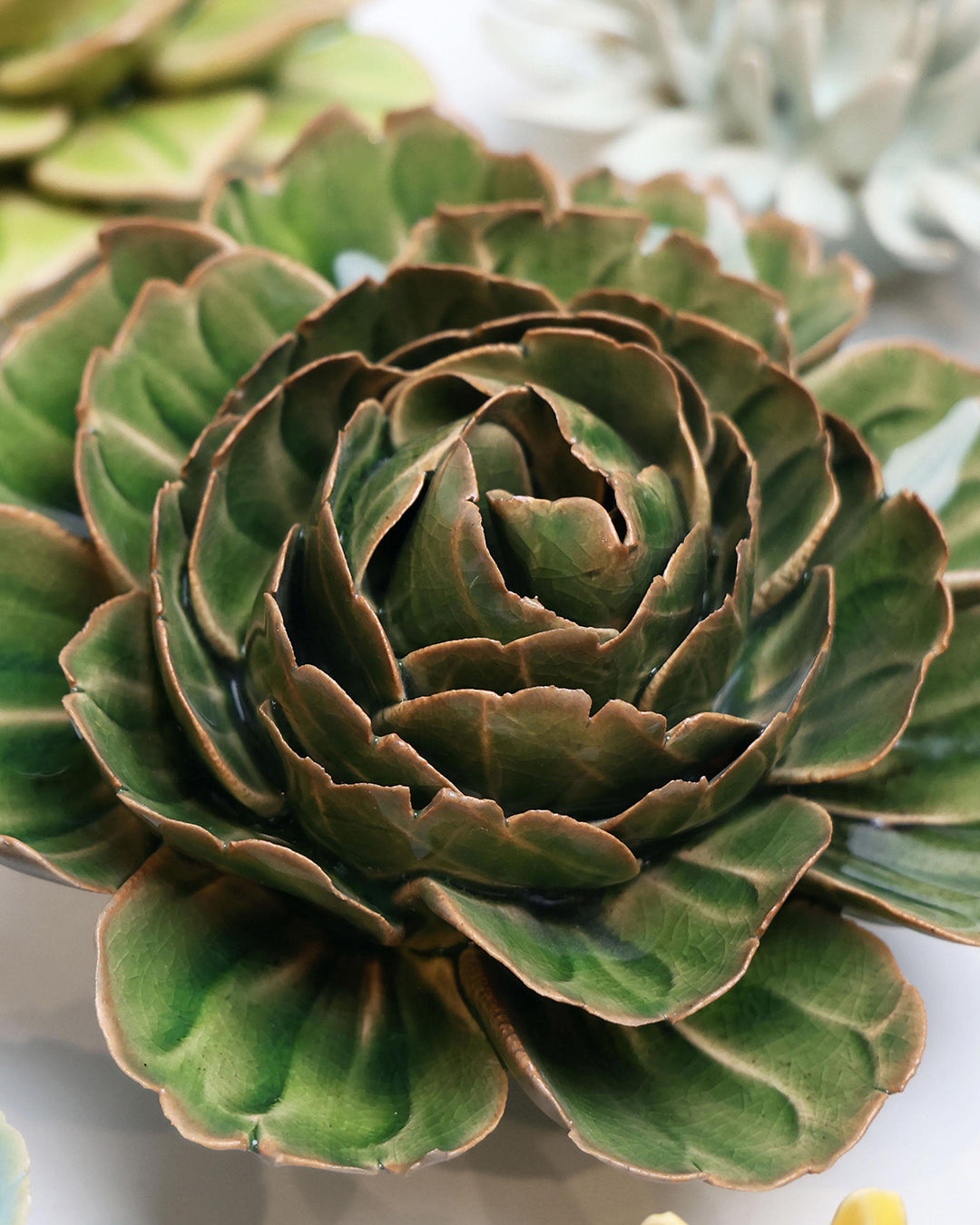 Avocado Green Rozella Peony - Chive UK