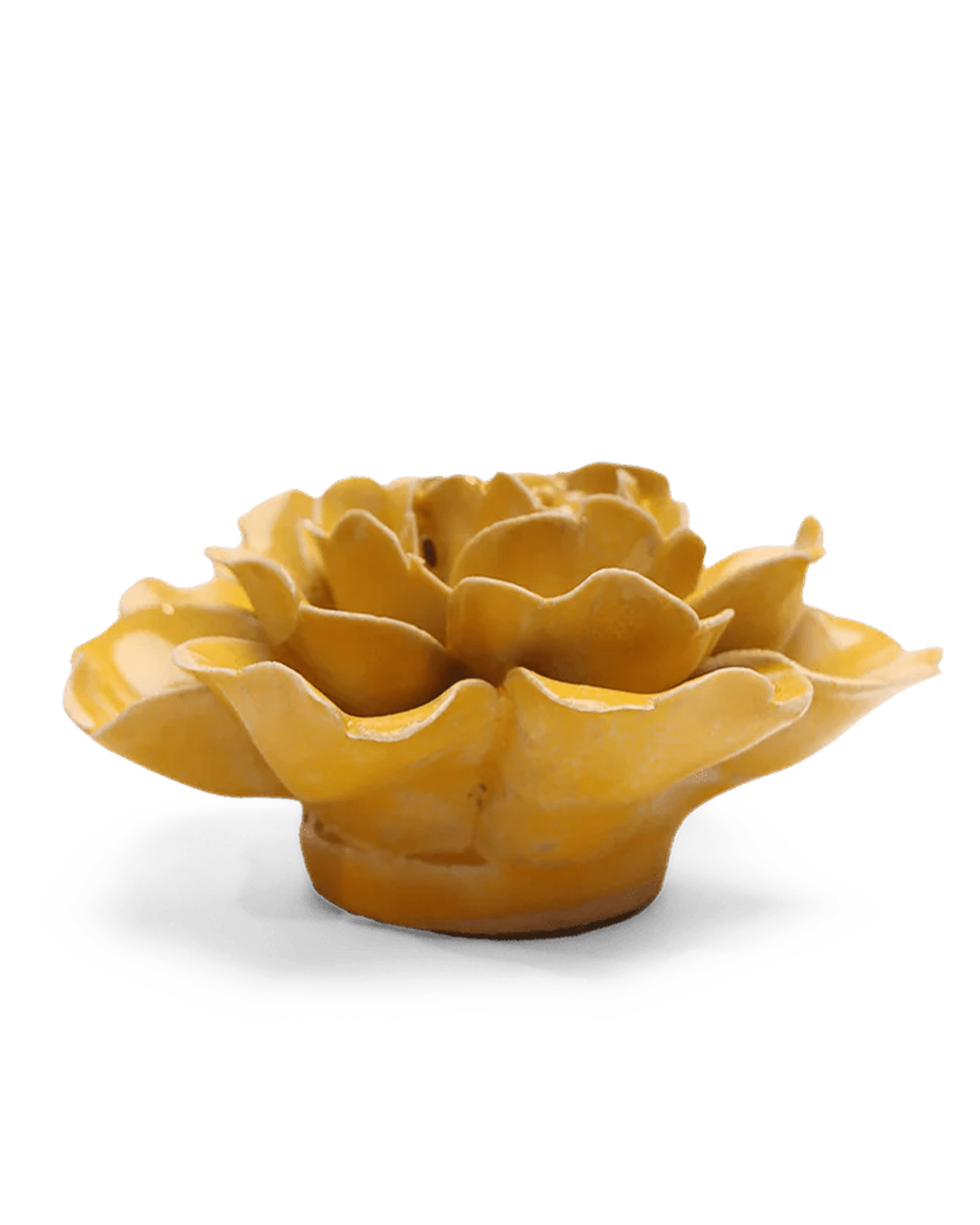 English Garden Ceramic Flower Yellow Rose - Chive UK