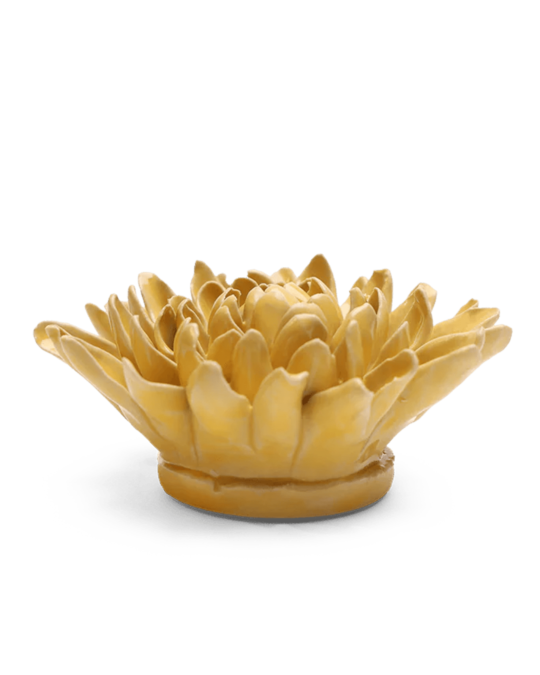 English Garden Ceramic Flower Yellow Chrysanthemum - Chive UK