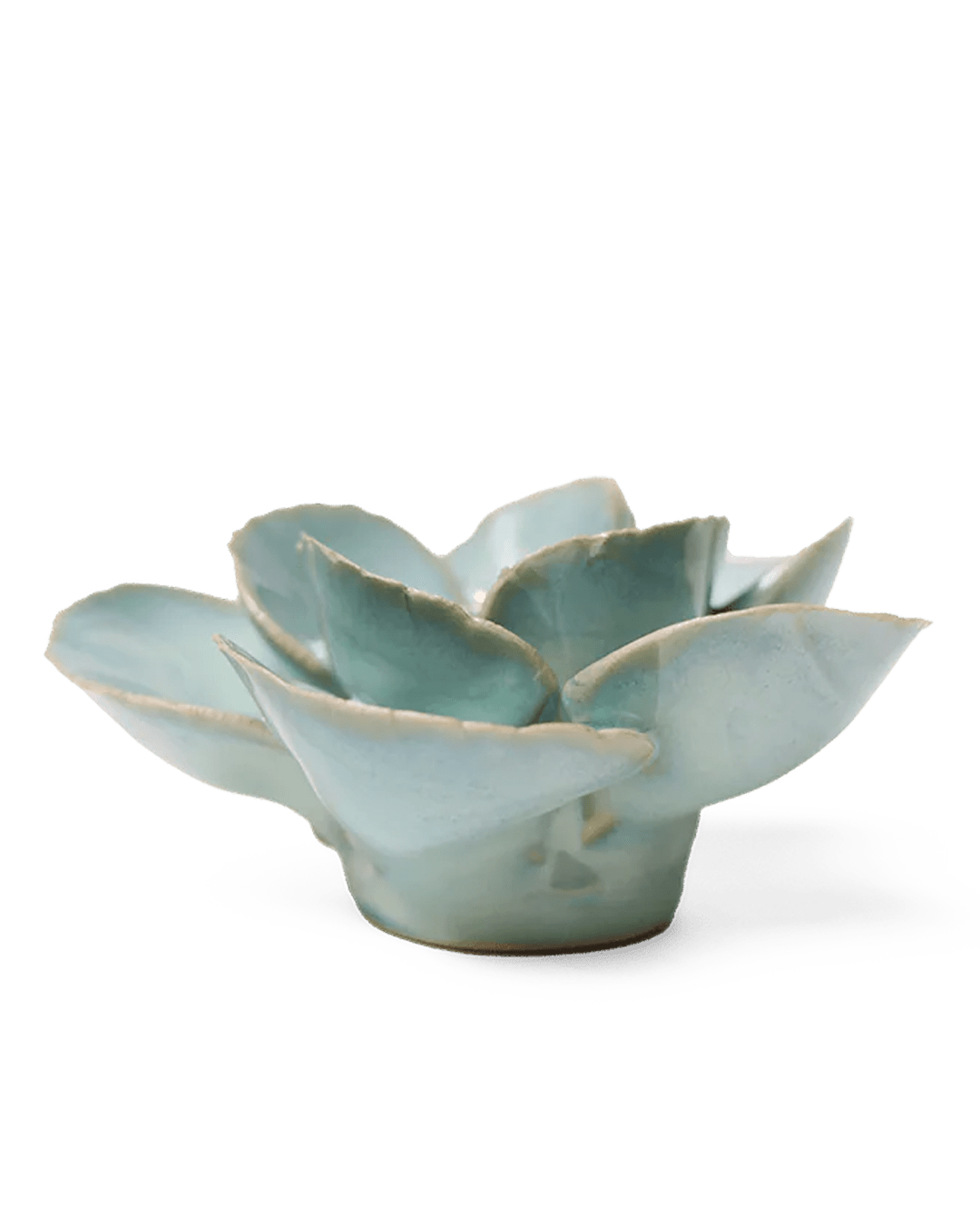 English Garden Ceramic Flower Teal Lotus - Chive UK