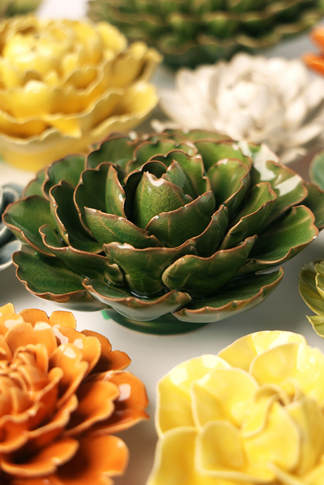 Avocado Green Keiko Peony - Chive UK