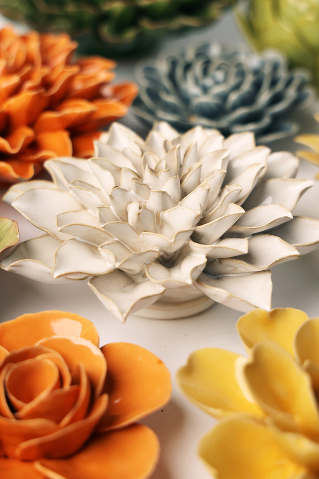 Ivory Autumn Azalea - Chive UK