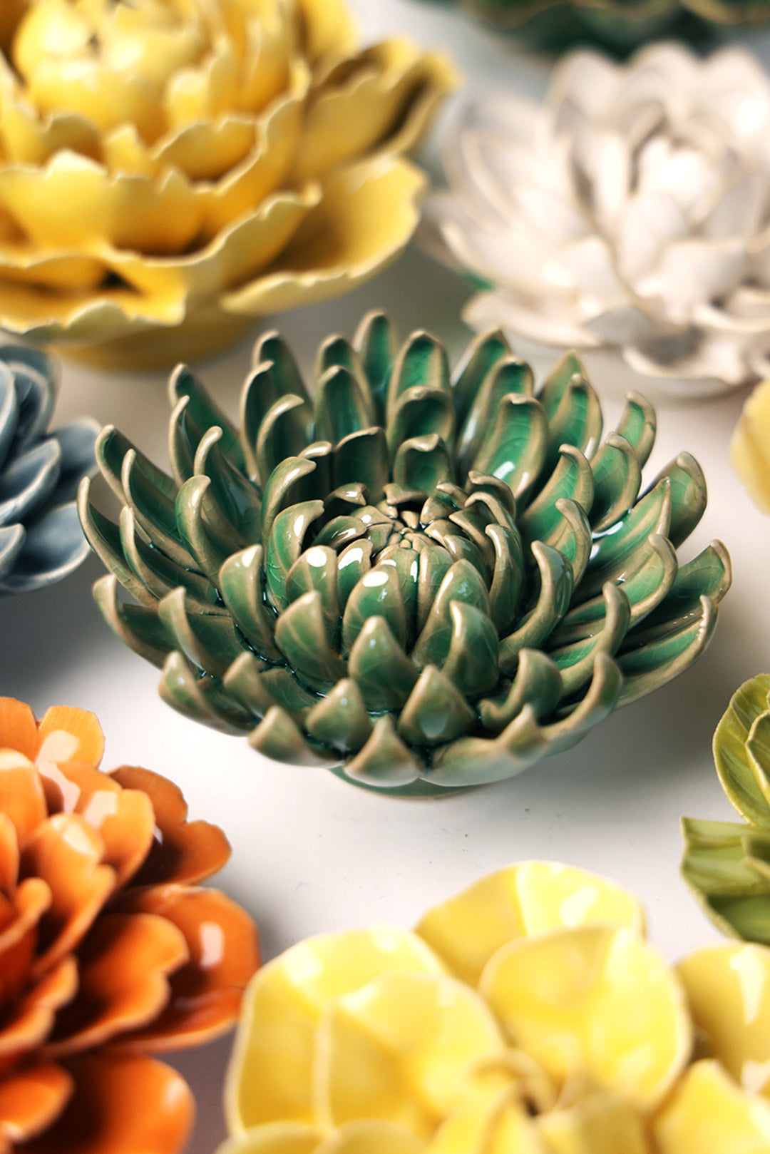 Jungle Green Pompom Mum - Chive UK