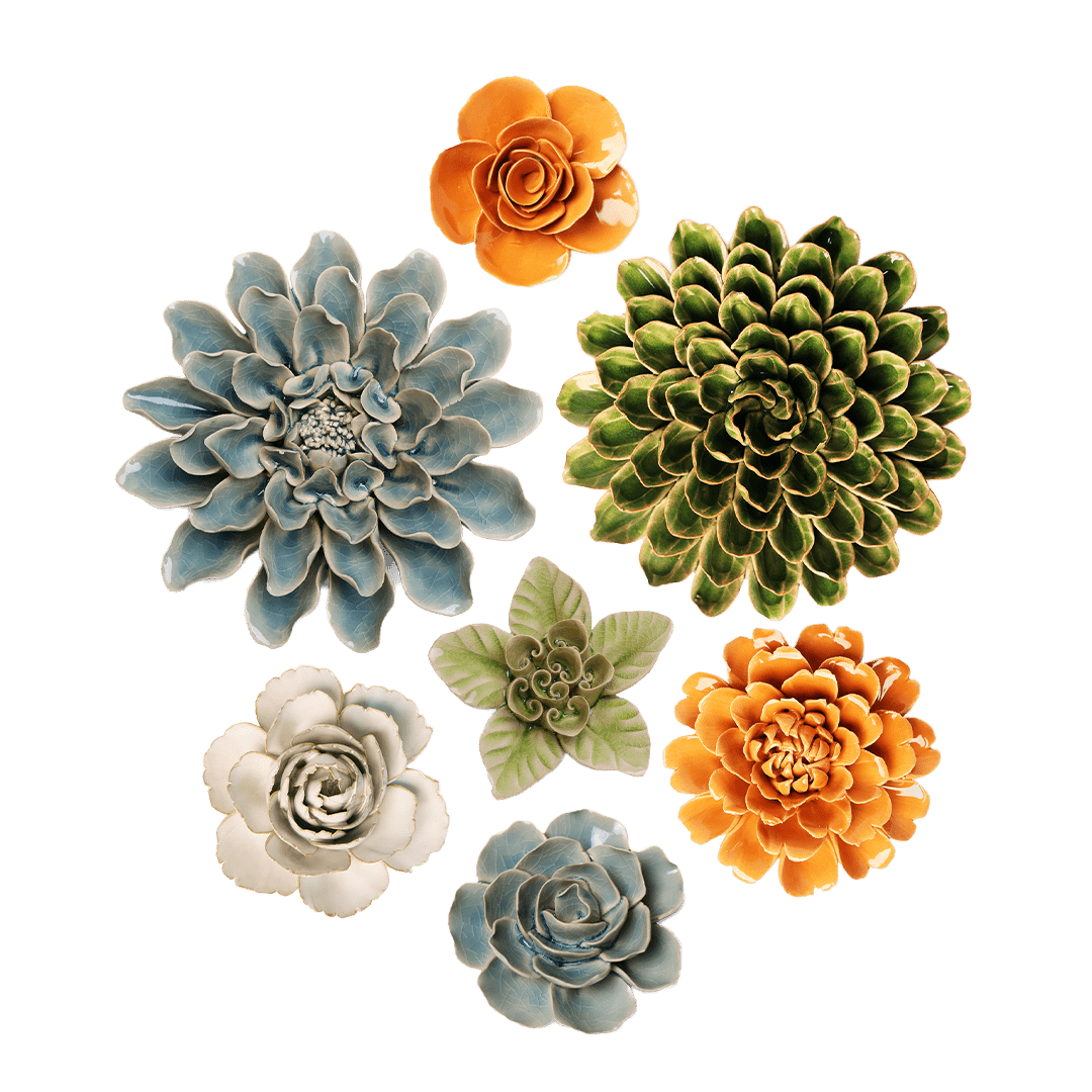 Ceramic Flower English Garden Curated Collection 22 - Chive UK