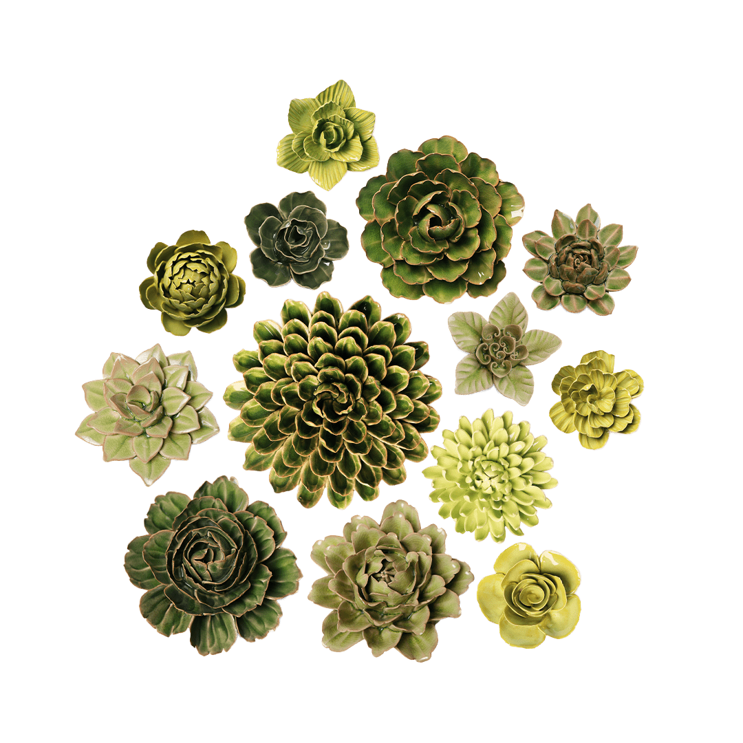 Ceramic Flower English Garden Curated Collection 24 - Chive UK