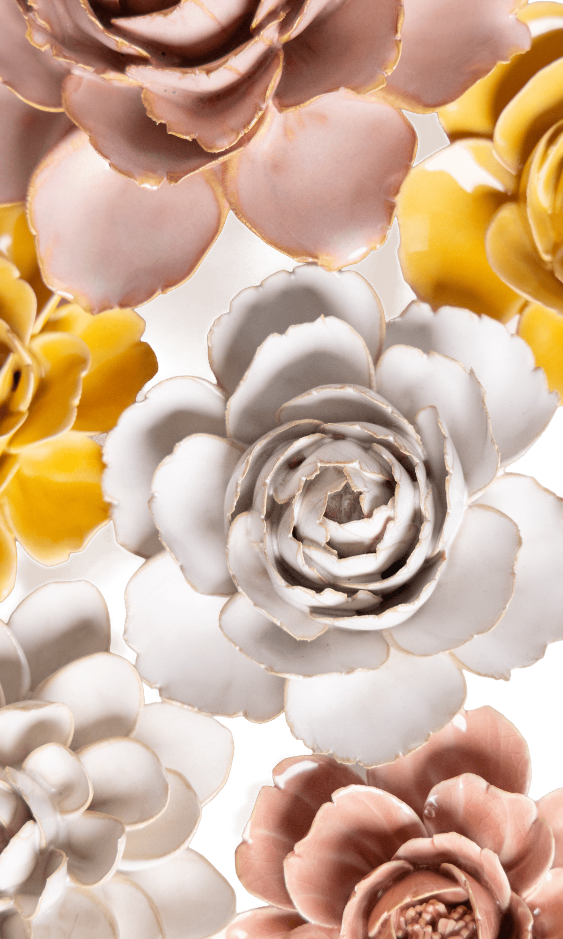 Beauvais - Ceramic Flower Curated Set - Chive UK