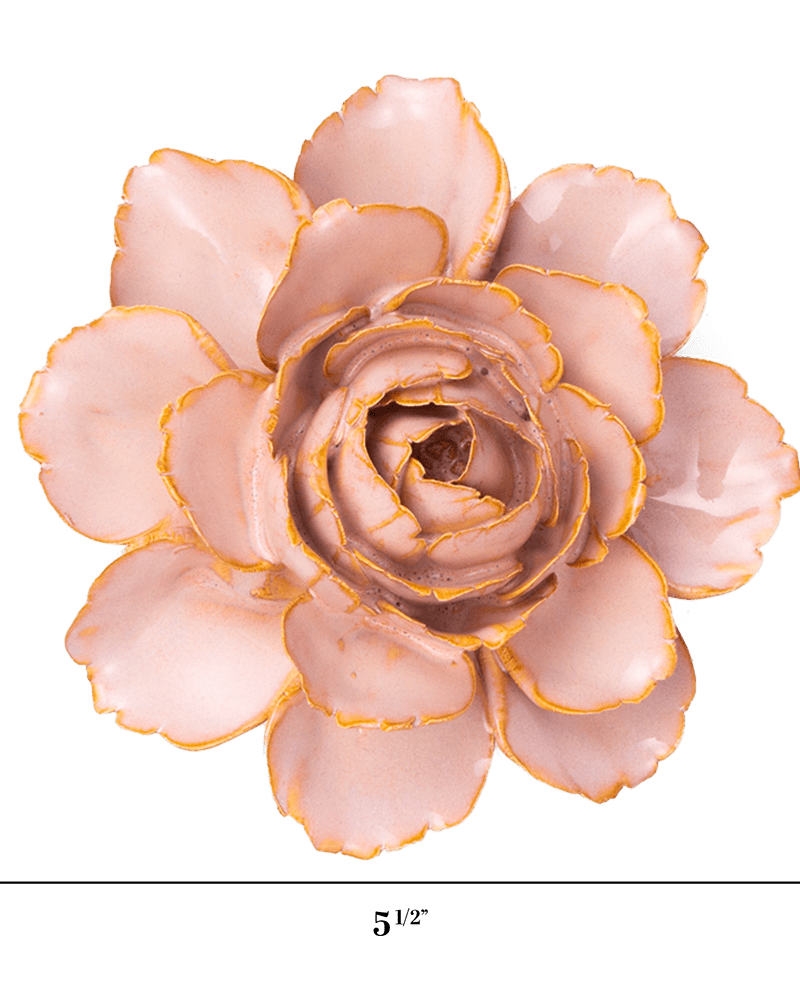 France Ceramic Flower Pink Zinnia - Chive UK