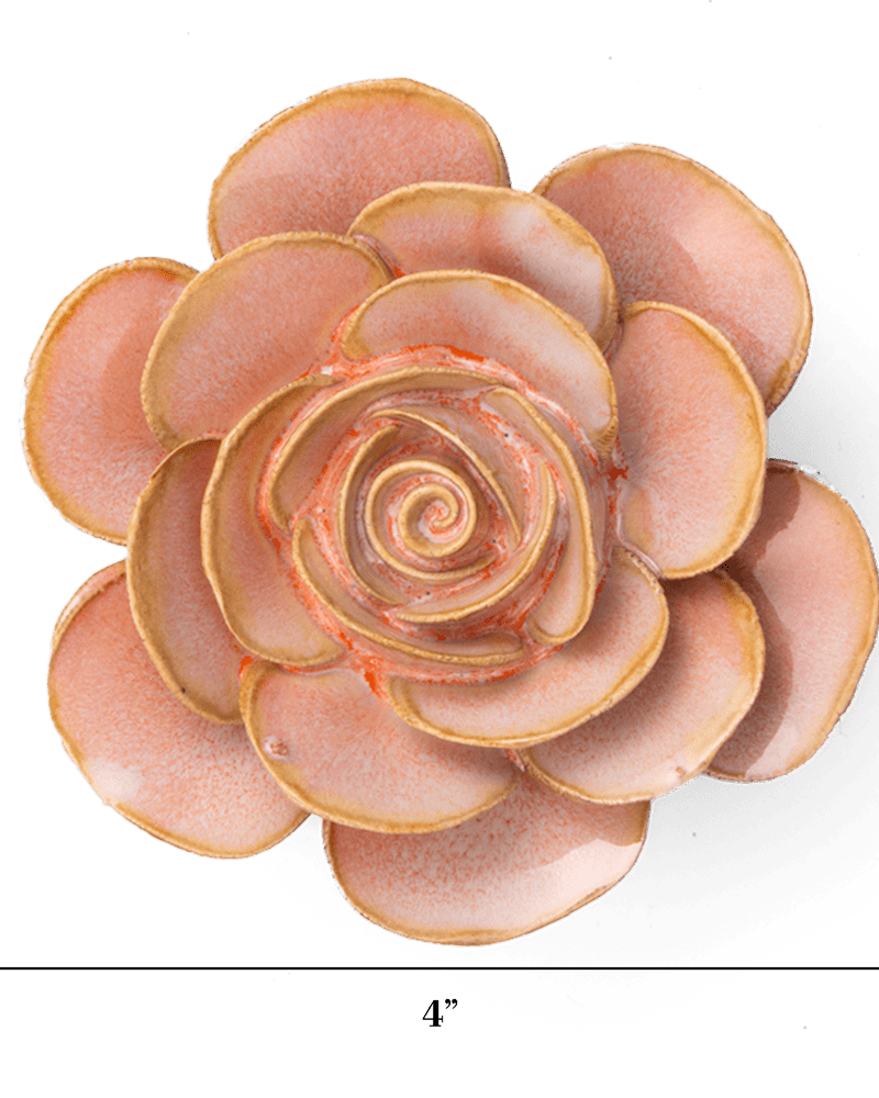 France Ceramic Flower Pink Ranunculus - Chive UK