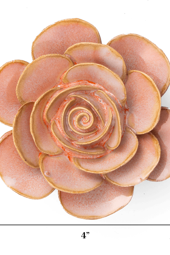 France Ceramic Flower Pink Ranunculus - Chive UK