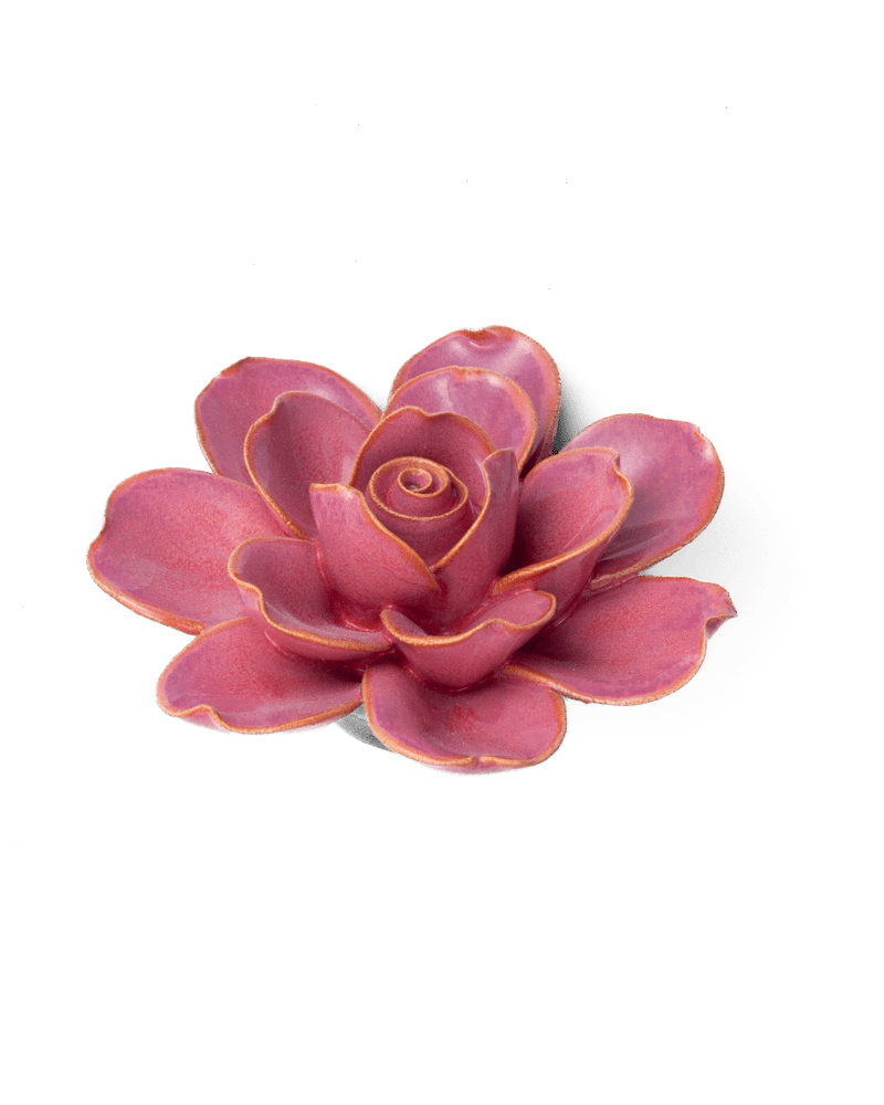 France Ceramic Flower Pink Gardenia - Chive UK