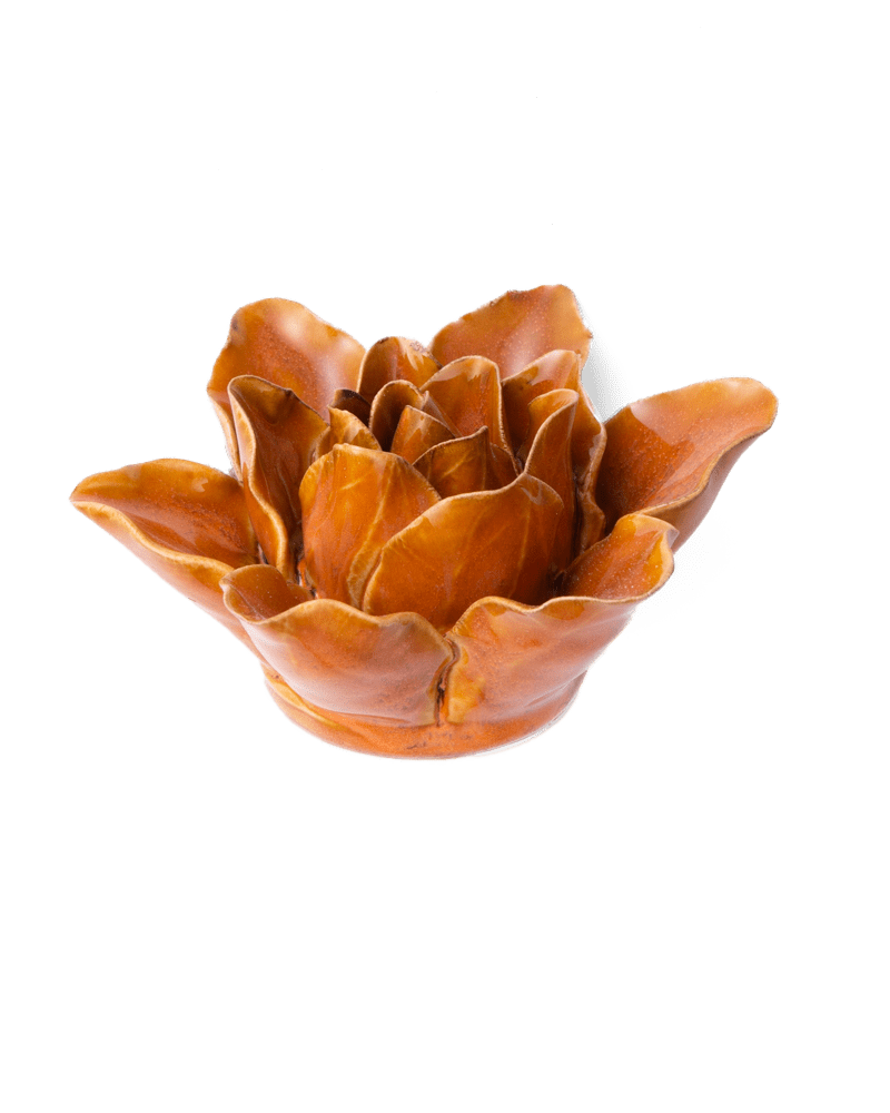France Ceramic Flower Rust Lily - Chive UK