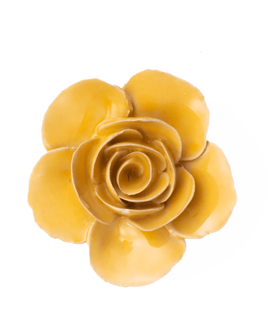 France Ceramic Flower Yellow Ranunculus - Chive UK