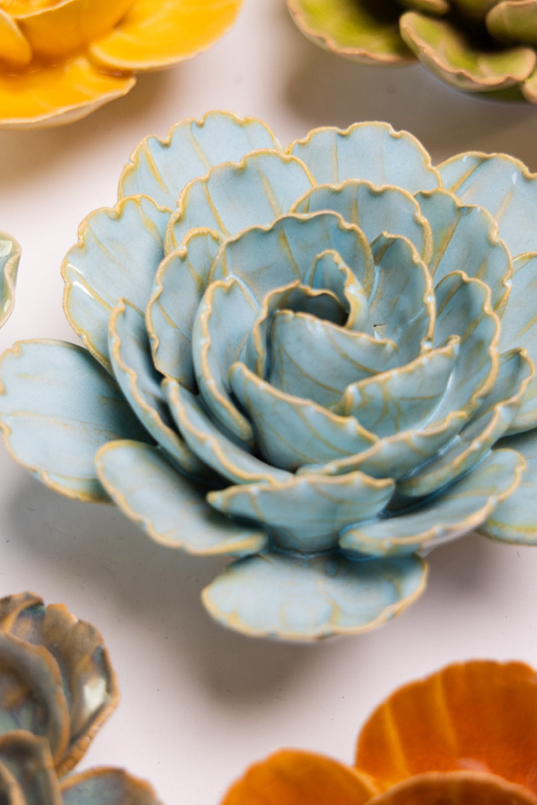 Robin's Egg Blue Keiko Peony - Chive UK