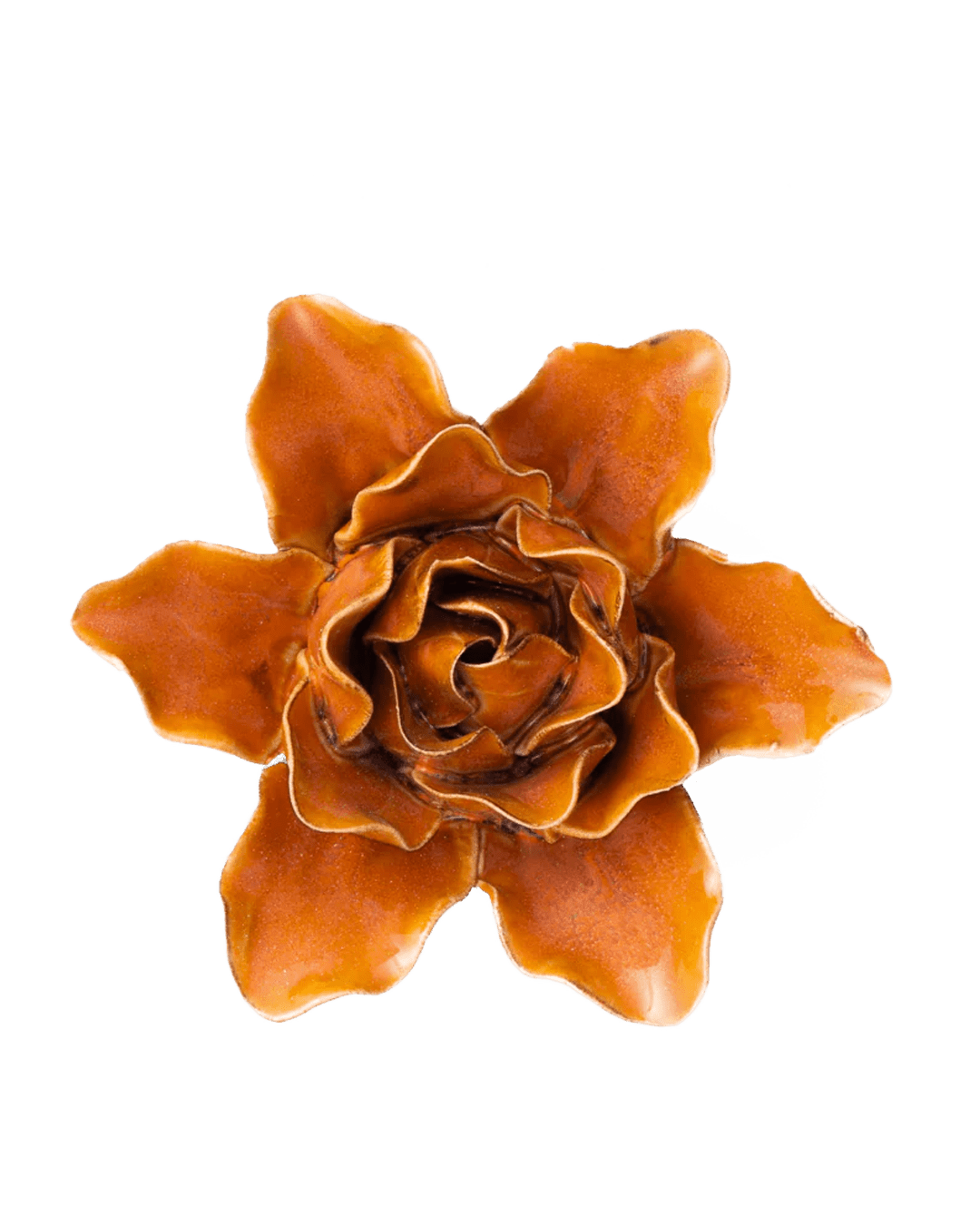 France Ceramic Flower Rust Lily - Chive UK