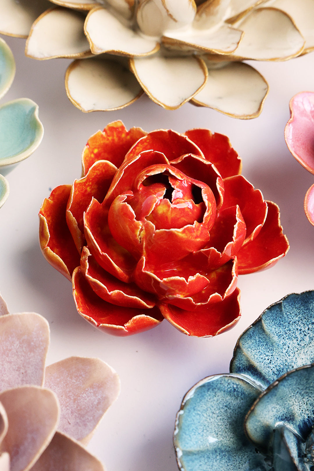 Orange Yellow Gay Paree Peony - Chive UK