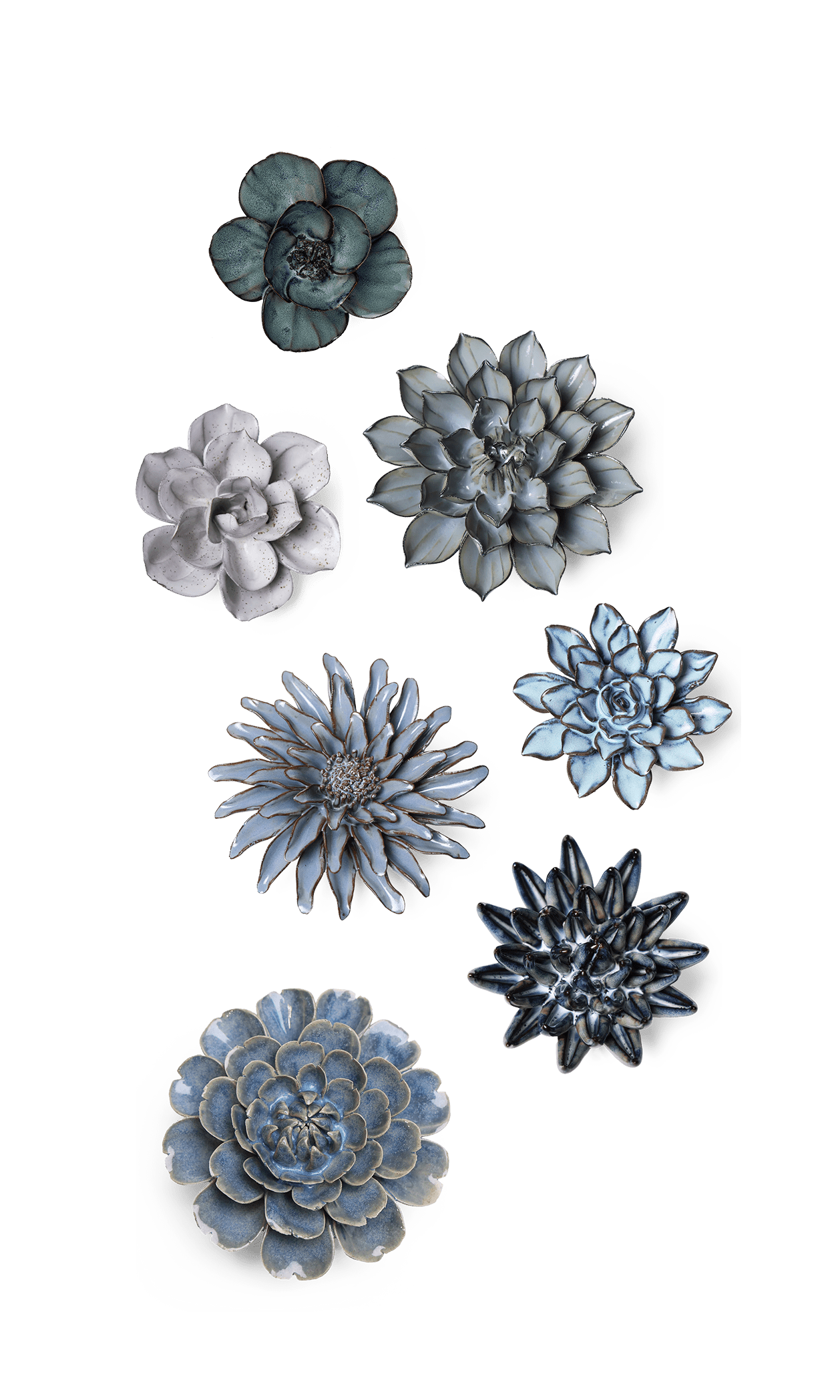 Greenport - Ceramic Flower Curated Set - Chive UK