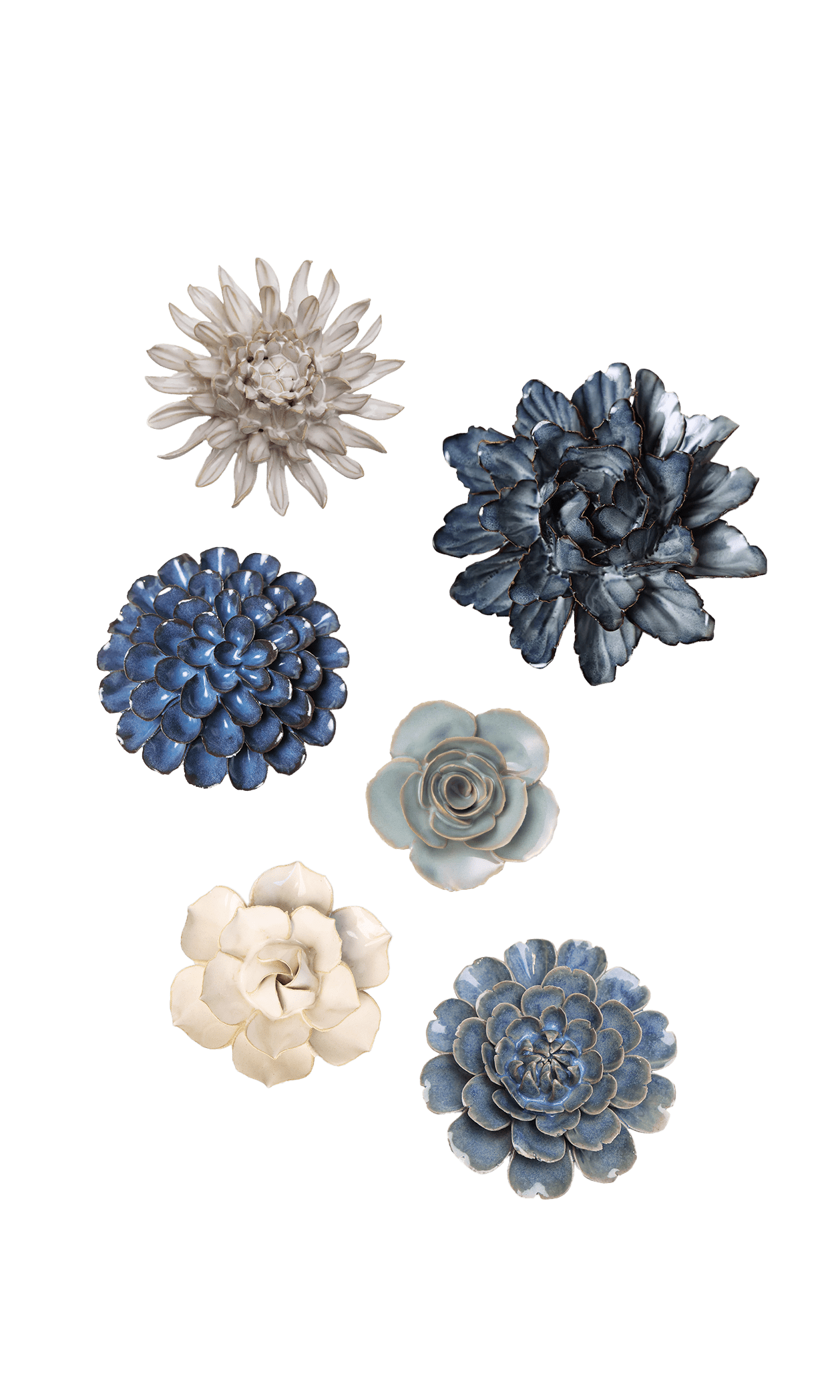 Cherry Grove - Ceramic Flower Curated Set - Chive UK