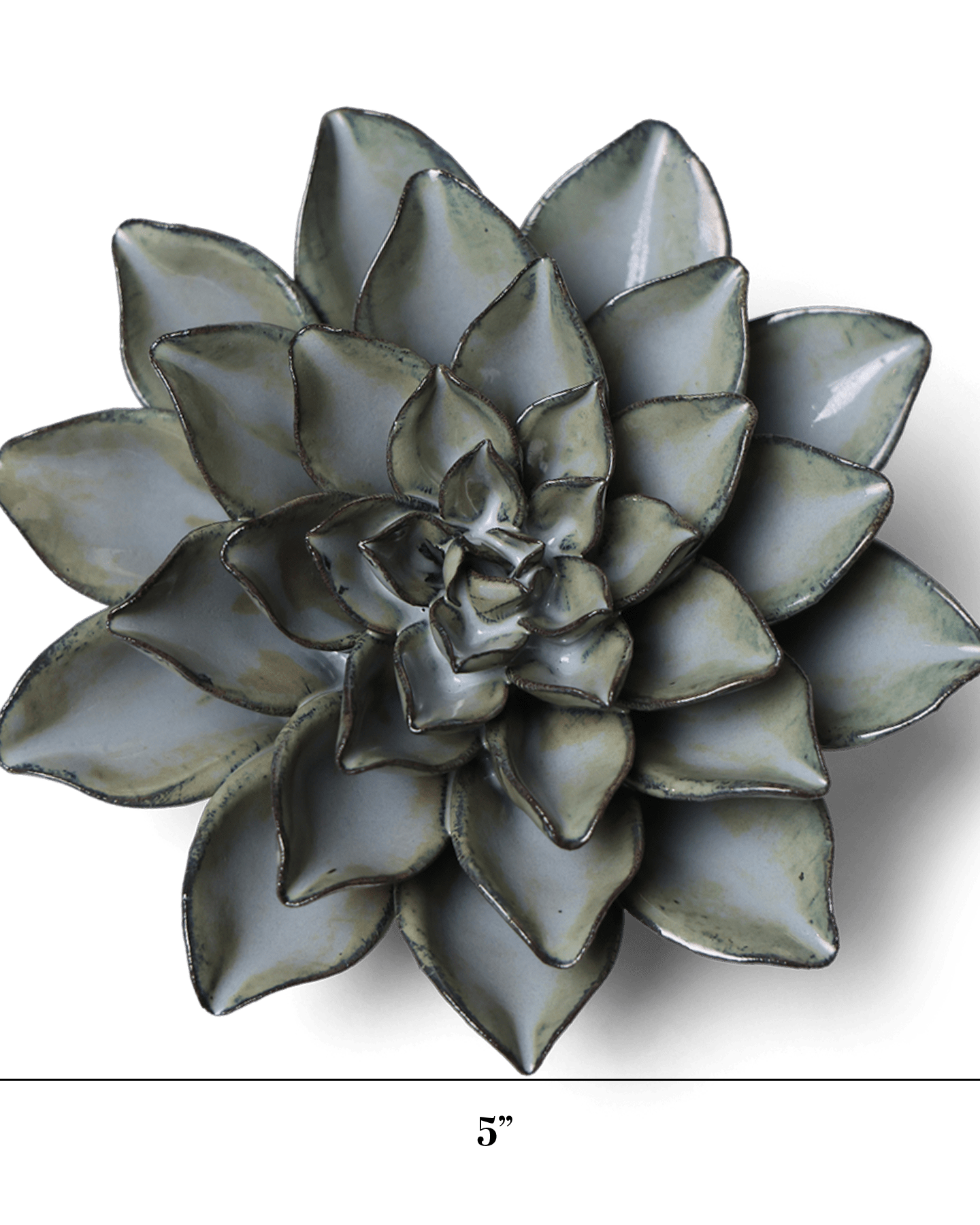 Japan Ceramic Flower Dusk Blue Daisy - Chive UK