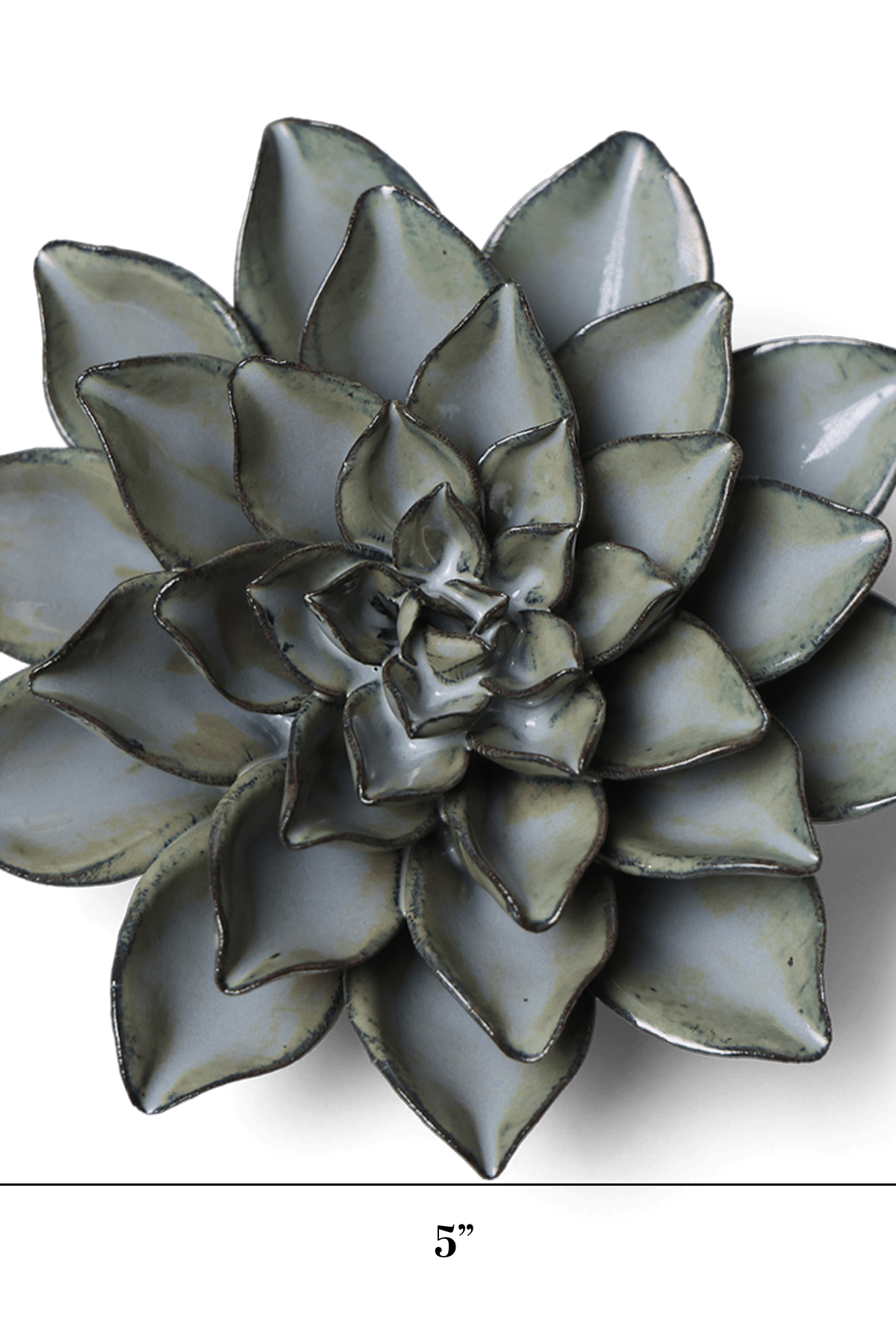 Japan Ceramic Flower Dusk Blue Daisy - Chive UK