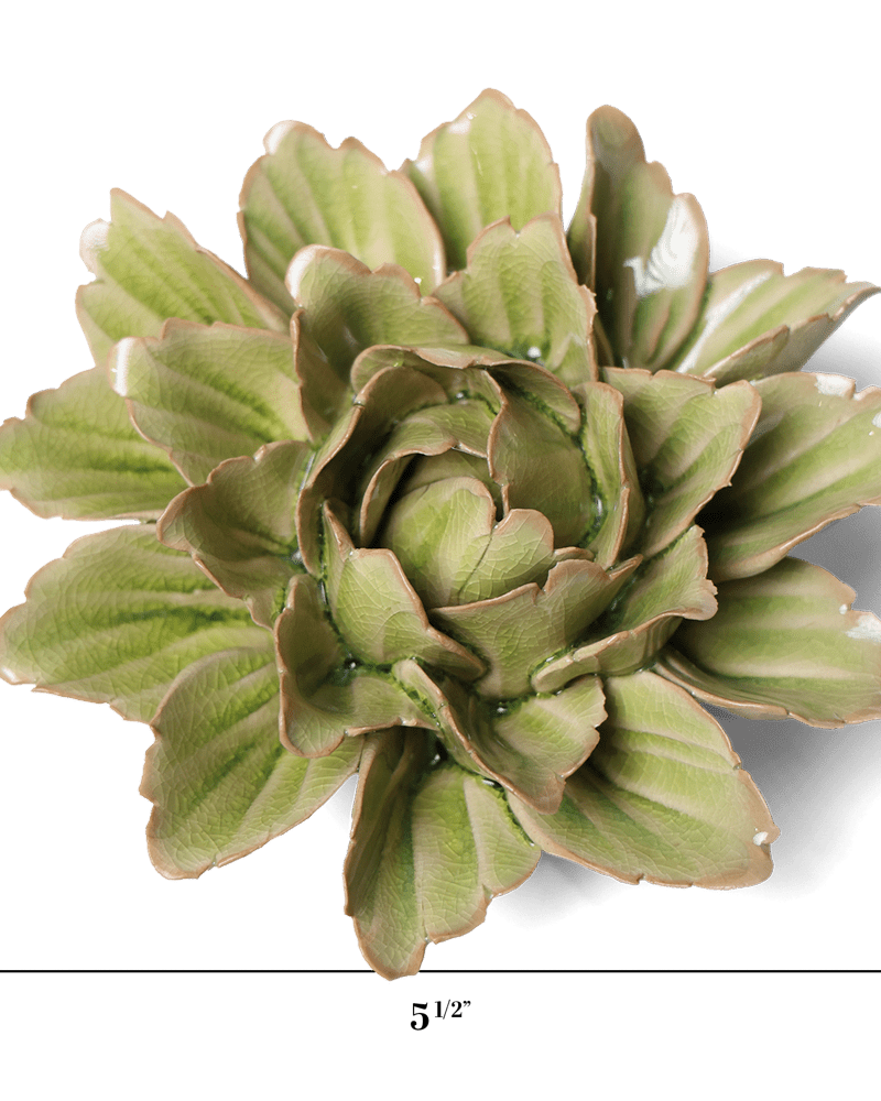 Japan Ceramic Flower Mint Tree Peony - Chive UK